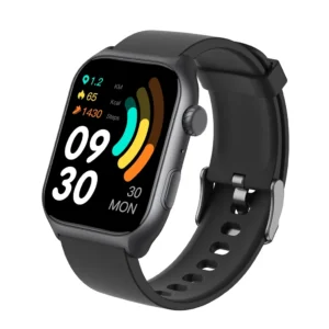 Blood pressure watch with touchscreen display Description: REXQU blood pressure watch featuring a touchscreen smartwatch display.