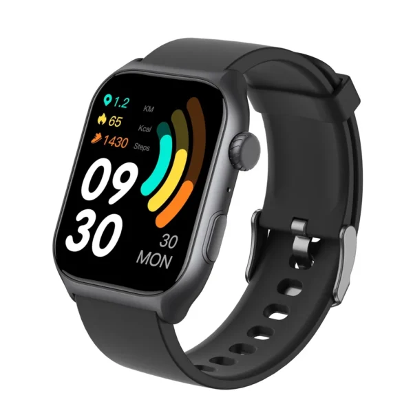 Blood pressure watch with touchscreen display Description: REXQU blood pressure watch featuring a touchscreen smartwatch display.