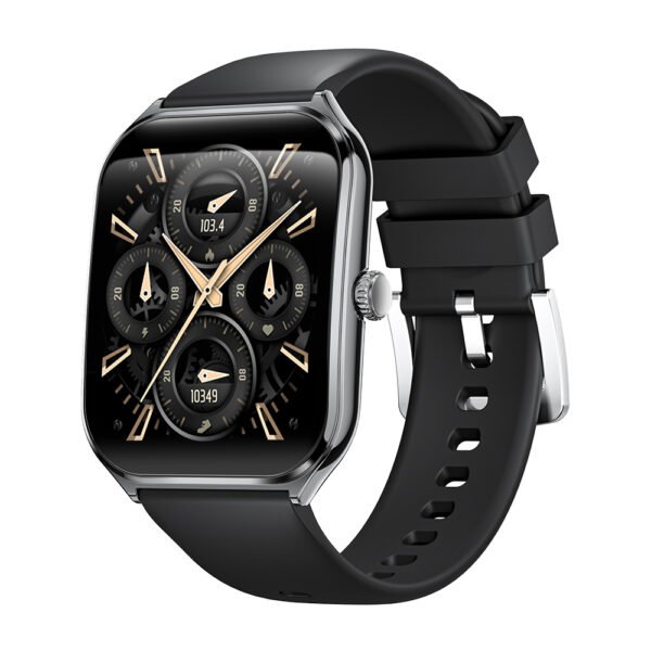 Blood pressure watch showing dashboard interface