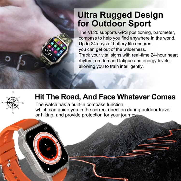 REXQU TrailGuard Rugged Outdoor Watch - Image 2