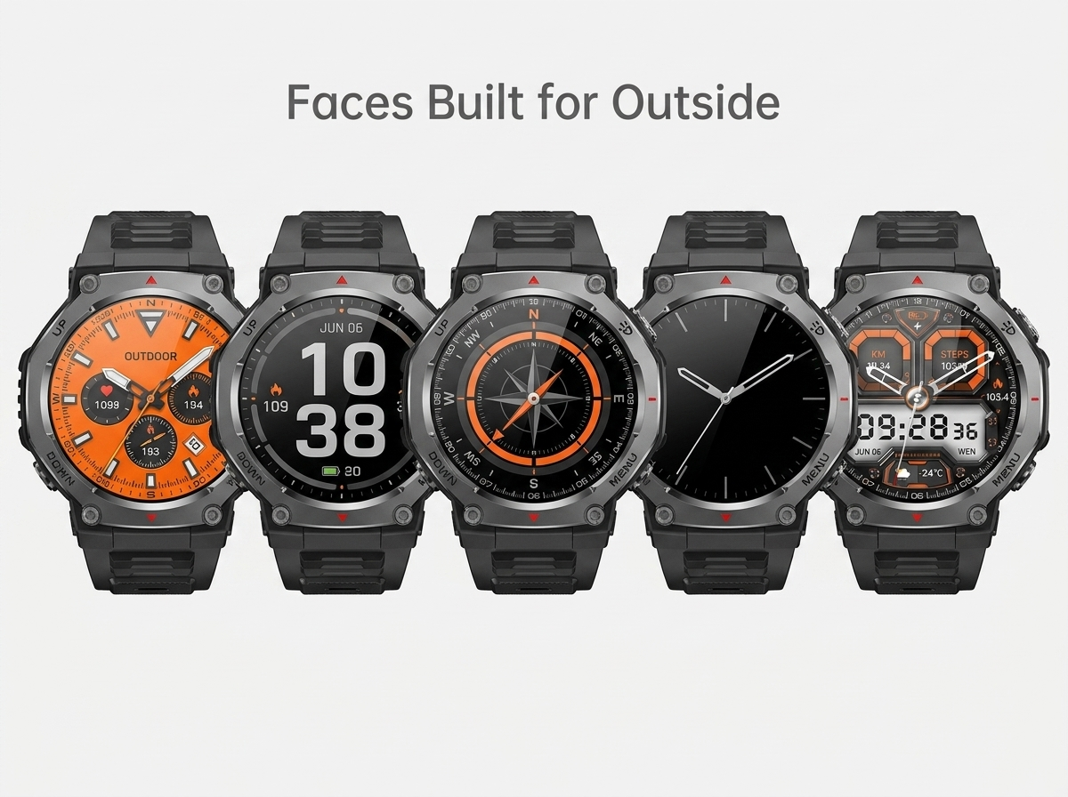 REXQU Beacon Pro watch faces