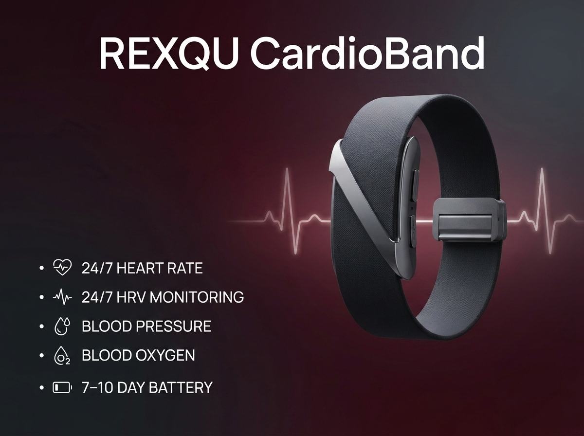 REXQU CardioBand women’s smartwatch banner