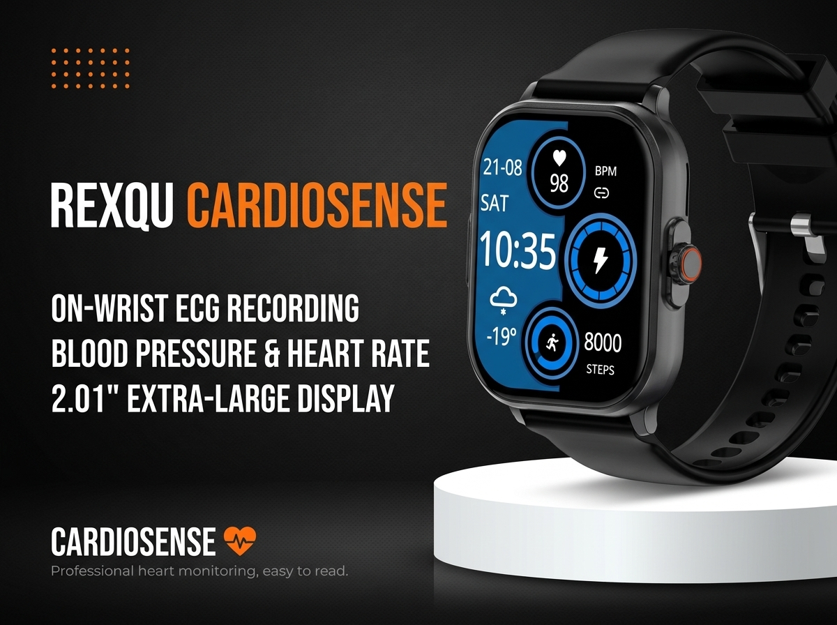 REXQU CardioSense health smartwatch
