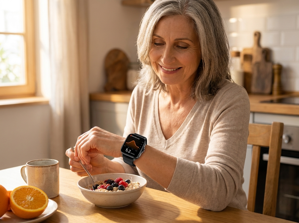 blood oxygen trend tracking on the REXQU CardioSense
