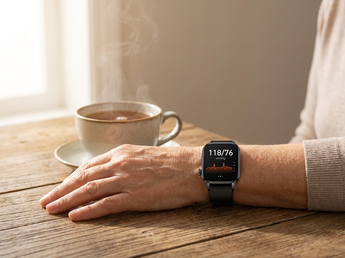 Blood pressure tracking on the REXQU HealthWave
