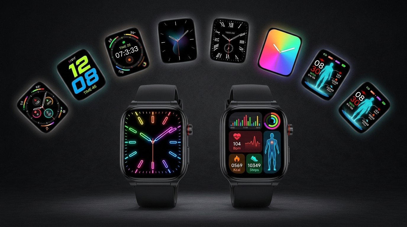 REXQU VitaCore watch face designs showcase
