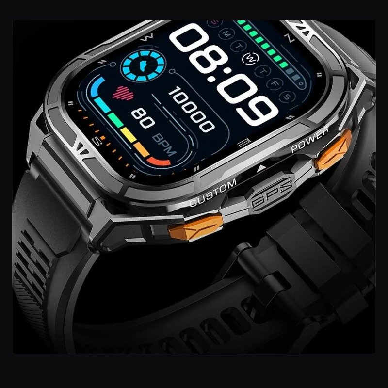 REXQU Horizon showing 24/7 heart-rate and wellness tracking