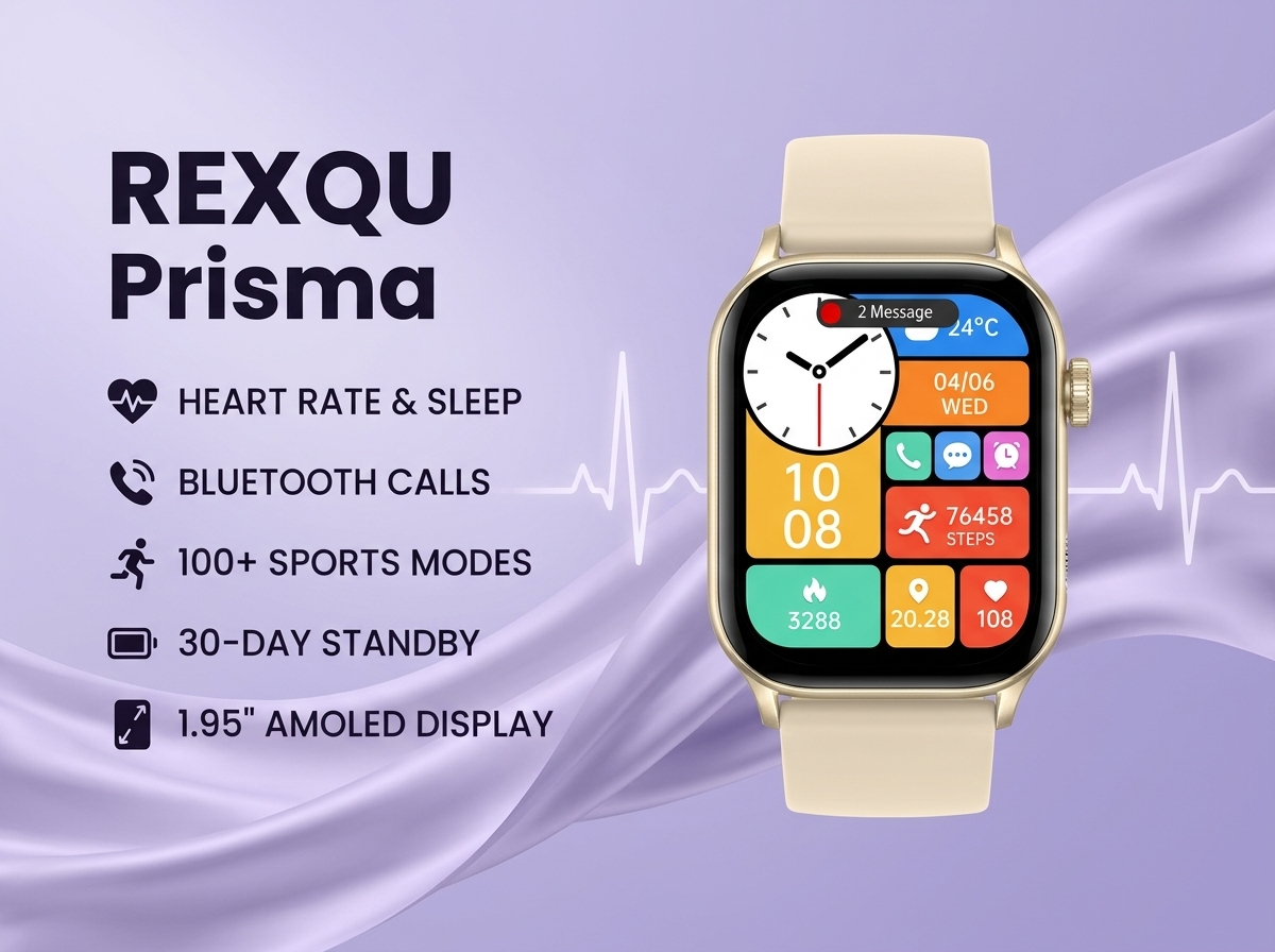 REXQU Prisma smartwatch banner